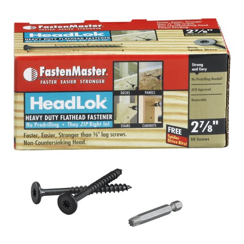 Fastenmaster Fmhlgm27850 Headlok Heavyduty Flathead Fastener 27 8