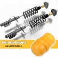 Uxcell Car Front Rear Left Right Jounce Bumpers Stop Replace No 52087636ac For Jeep Wrangler 2002-2006 Polyurethane 4 Pcs