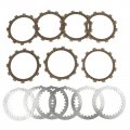 Topteng Clutch Plate Kit Disc Plates Steel Friction Fits For Yamaha Xj400d Xj400 1981 383-16321-00