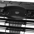 Su1200172 Factory Style Front Bumper Grill Grille Assembly With Chrome Moulding For Subaru Outback 2018-2019 Matte Black