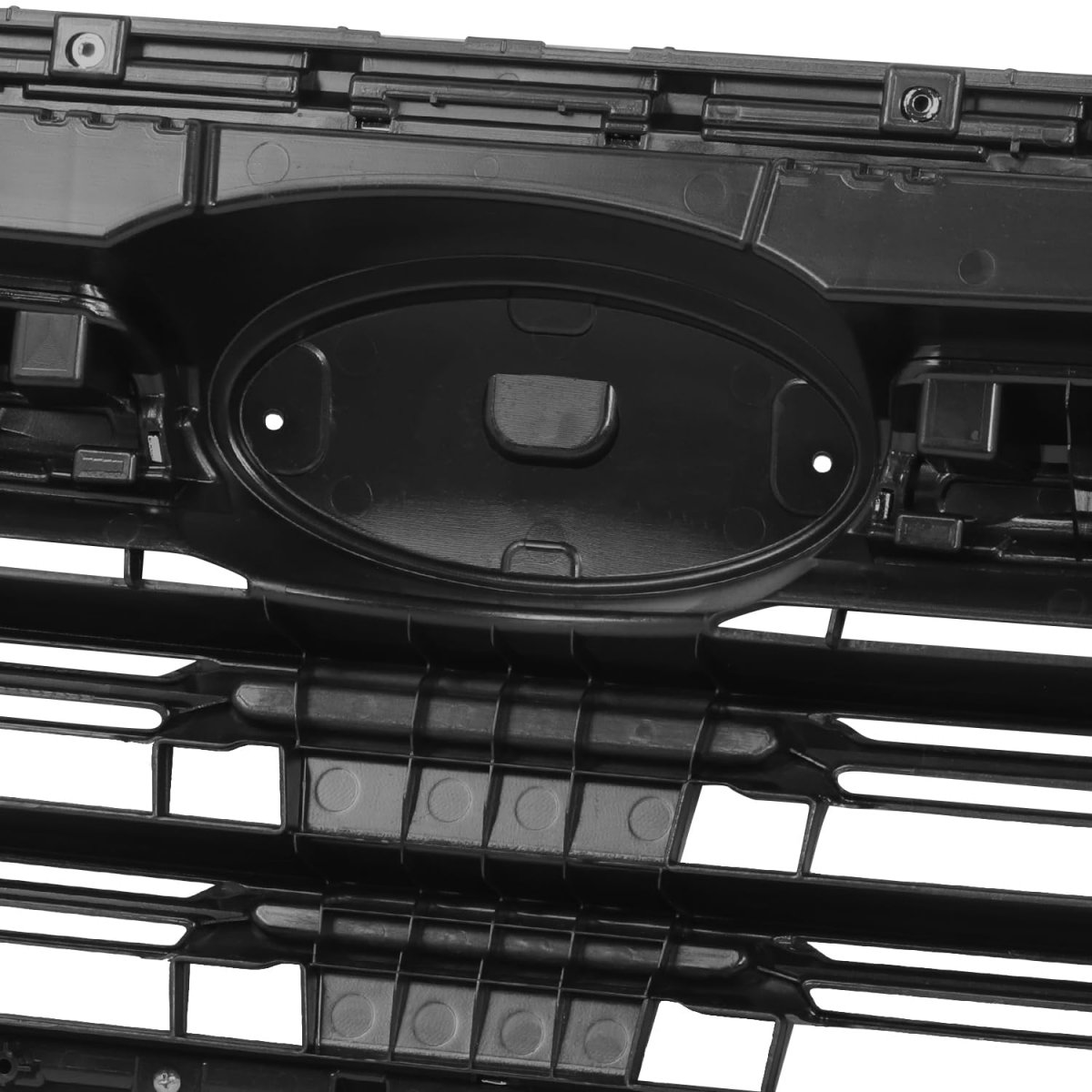 Su1200172 Factory Style Front Bumper Grill Grille Assembly With Chrome Moulding For Subaru Outback 2018-2019 Matte Black