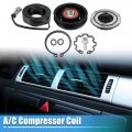 X Autohaux 1 Set Ac Compressor Clutch Kit Pulley Coil Auto Repair Compressors Assembly For Chevrolet Tahoe 5 3l 2000-2014
