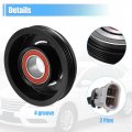 X Autohaux 1 Set Ac Compressor Clutch Kit Pulley Coil Auto Repair Compressors Assembly For Chevrolet Tahoe 5 3l 2000-2014