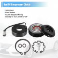 X Autohaux 1 Set Ac Compressor Clutch Kit Pulley Coil Auto Repair Compressors Assembly For Chevrolet Tahoe 5 3l 2000-2014