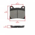 Caltric Rear Brake Pads Compatible With Yamaha Tdm850 Tdm-850 Tdm 850 1991-1995
