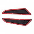 Ecotric Hood Vent Scoop Cover Compatible With 2016-2022 Chevy Camaro 1lt Lt Rs Bonnet Air Inlet Decoration Ss Style Black 2pcs