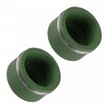 Caltric 2x Valve Stem Seal Compatible With Suzuki Ozark 250 Ltf250 2x4 2004 2007