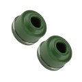 Caltric 2x Valve Stem Seal Compatible With Suzuki Ozark 250 Ltf250 2x4 2004 2007
