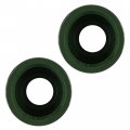 Caltric 2x Valve Stem Seal Compatible With Suzuki Ozark 250 Ltf250 2x4 2004 2007
