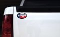 Stickertalk Flag Oval Nacogdoches Texas Vinyl Sticker 4 75 Inches By 2 