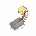 Uxcell 4 Pcs Motor Carbon Brushes 13mm X 7mm 6mm For Electric Motors