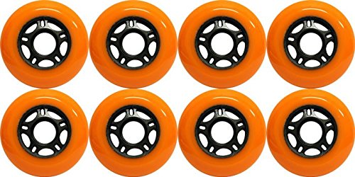 Kss Outdoor Asphalt Formula 89a Inline Skate X8 Wheels Orange 76mm