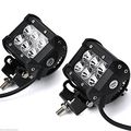 2x Avec Off Road 18w Cree Spot Light Led Work Bars Pods Bottom Mount 