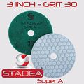 Stadea Ppd154k Diamond Polishing Pad Dry 3 Concrete Granite Stone Glass Grit 50 