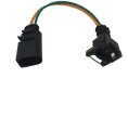 Pigtail Connector For Canister Purge Solenoid Valve Fits Hyundai Kia Model 28910-22040 2891022040 058133517 Black Plastic 