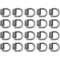 Qty 20 Flatbed Truck Trailer Cargo Tiedown Weld-on D-ring 1 2 Anchor Tie Down Point