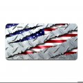 Signmission Diamond Ripped Aluminum License Plate 12 X 6 Fits Any Car Truck Suv Rv Or Trailer 