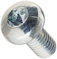 Steel Pan Head Machine Screw Zinc Plated Meets Iso 7045 T20 Star Drive M4-0 7 Thread Size 10 Mm Length Fully Threaded Import 