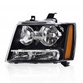 Headlights Assembly For 2007 2008 2009 2010 2011 2012 2013 2014 Chevy Suburban 2007-2013 Tahoe Avalanche Bumper Headlamp Left 
