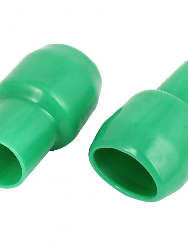 Pvc Terminal Wire Connector Protective Sleeve Caps 250mm Green 15 Piece Set