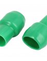 Pvc Terminal Wire Connector Protective Sleeve Caps 250mm Green 15 Piece Set