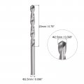 Uxcell Solid Carbide Drill Bits 2 5mm C2 K20 Tungsten Jobber Straight Shank Drilling Tool For Stainless Steel Aluminum Iron