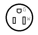 Parkworld 63487 Rv 50 Amp To 110v Adapter Cord Nema 14-50p Straight Male 3 5-15r Household Tri Outlet Female With Lighted 1 5ft
