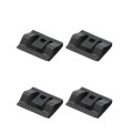 4pcs Metal Retainer Car Console Dashboard Trim Clip 14mm X 13 8mm 