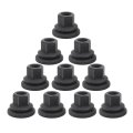 10pcs 611-936 6509424aa Wheel Lug Nuts For Dodge Ram 3500 4500 5500 Models 22mm X 28 5mm Hex Black Stainless Steel Replacement 