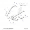 Polaris Snowmobile Lower Support Bumper Genuine Oem Part Qty 1