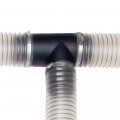 4 In T-connector Dust Collection Fittings