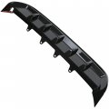 Kuafu Rear Diffuser Compatible With 2018-2023 Toyota Camry Hybrid Se Xse Bumper Lip Body Splitter Valance Black Pp