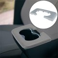 Center Console Cup Holder Pad Trim Repair Replacement For 1999 To 2010 F250 F350 Gray Automotive Grade Plastic