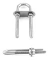 Marine Boat Stern Eye Tie Down U Bolt 2 Pack 3 8 In Dia 5 Thread Length Stainless Steel Wd5786