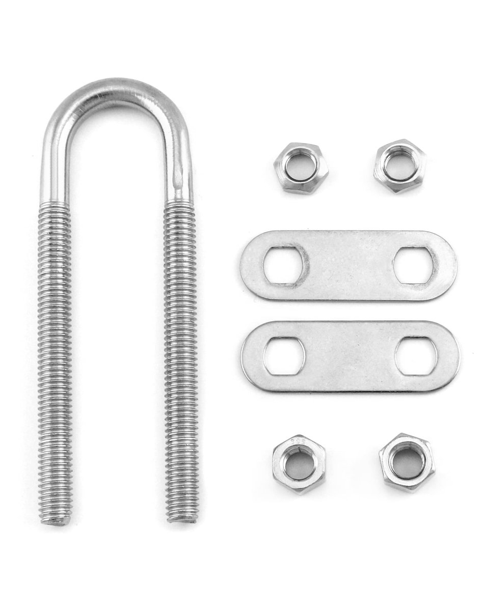 Marine Boat Stern Eye Tie Down U Bolt 2 Pack 3 8 In Dia 5 Thread Length Stainless Steel Wd5786