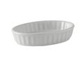 Tuxton Bwk-0502 Vitrified China Oval Fluted Creme Brulee Dish 5 Oz White Pack Of 12 