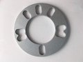 Nb-aero 1pc Universal 4hole 3mm Wheel Spacer Adapter Aluminum Fit 4 Lug 4x98 4x100 4x108 4x114 3 Car Styling 