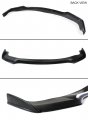 Jdm Version 3 Front Bumper Lower Chin Lip Splitter Fits For 2014-2017 Infiniti Q50 S Sport Model