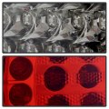 Acanii For 2002-2005 Bmw E46 320i 325i 330i 4-door Sedan Red Clear Led Tail Lights Brake Lamps Driver Passsenger