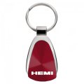 Au-tomotive Gold Teardrop Key Chain For Mopar Burgundy