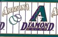 Wallpaper Border Arizona Diamondback Baseball Old Colors 