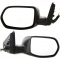 Honda Cr-v 2007 08 09 10 2011 Door Mirror Driver Passenger Side Pair Non-towing Power Glass Manual Folding Non-heated Textured 
