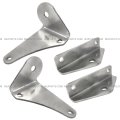 Door Mirror Mounting Angles For Bracket Support Arms Stainless Driver And Passenger Side Fits 2005 Onward Peterbilt 335 340 357