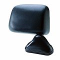 Passenger Side Manual Door Mirror Black For Toyota Pickup 4wd And 2wd 1989 To 1995 Foldaway Dual Glass Without Vent Window 