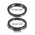 2pcs Plastic 67 1mm To 56 Car Hub Centric Rings Wheel Bore Center Spacer