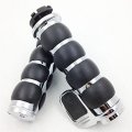 Htt Chrome Rubber Hand Grips 1 Pair For Hd Fxdwg Dyna Wide Glide Suzuki Volusia 800 M50 Boulevard
