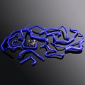 Silicone Coolant Hose For 1988 1989 1990 1991 Renault 5 Gt Turbo Phase 2 Blue 3 Ply Nylon Reinforced Radiator 