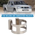 1 5 In Stainless Exhaust Tacking Band Clamp On For Welding Fabrication Silver Steel Construction