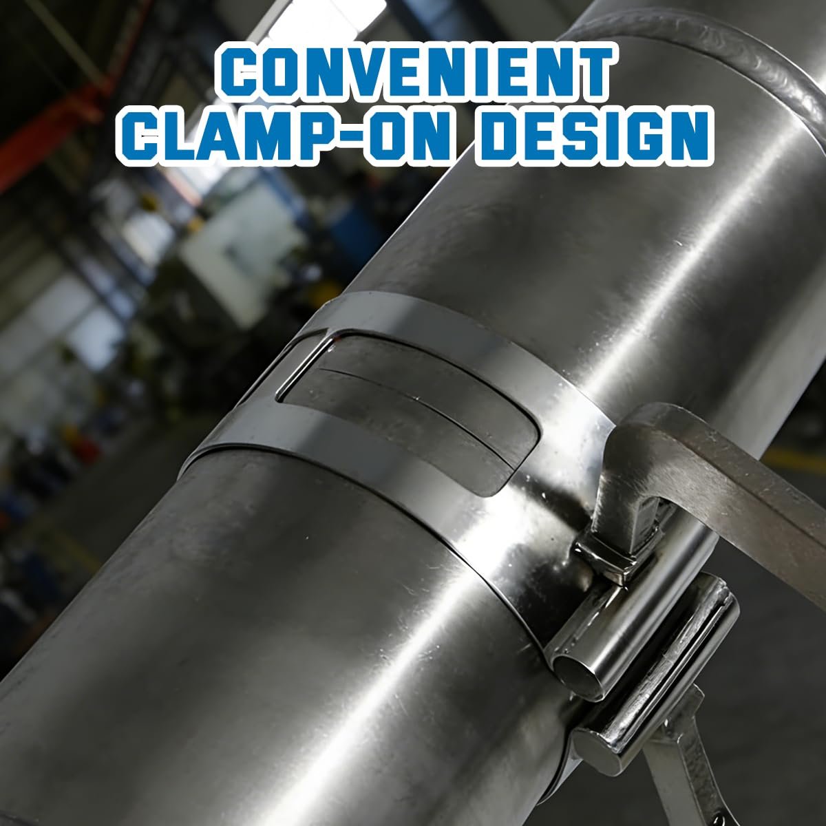 1 5 In Stainless Exhaust Tacking Band Clamp On For Welding Fabrication Silver Steel Construction