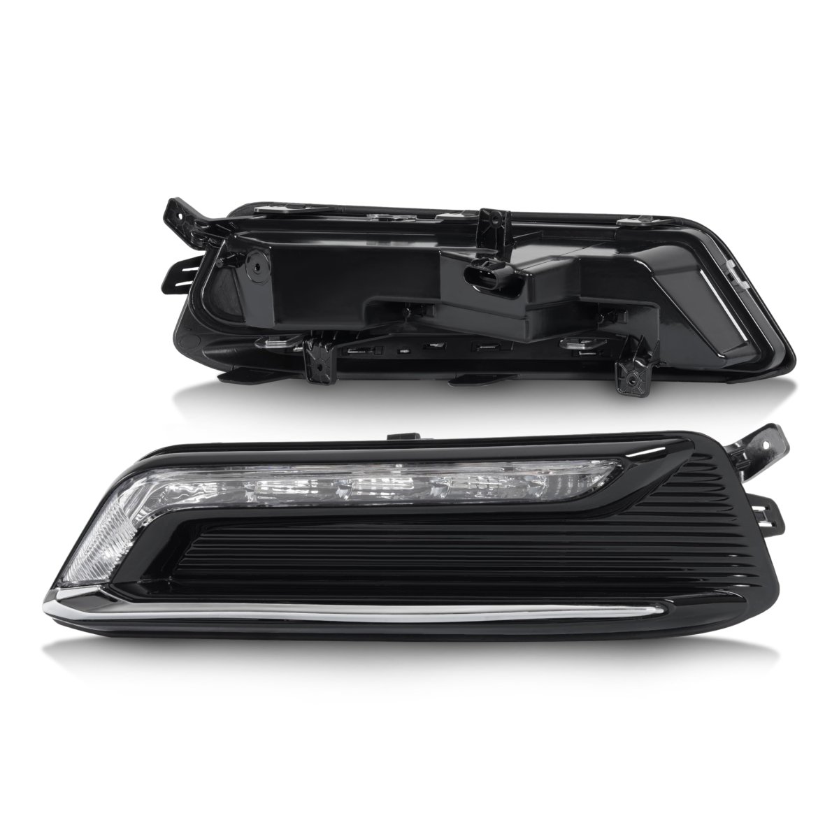 Led Fog Light Assembly With Drl For 2014 2015 2016 2017 2018 2019 2020 Chevy Chevrolet Impala Clear Lens Black Housing Wiring
